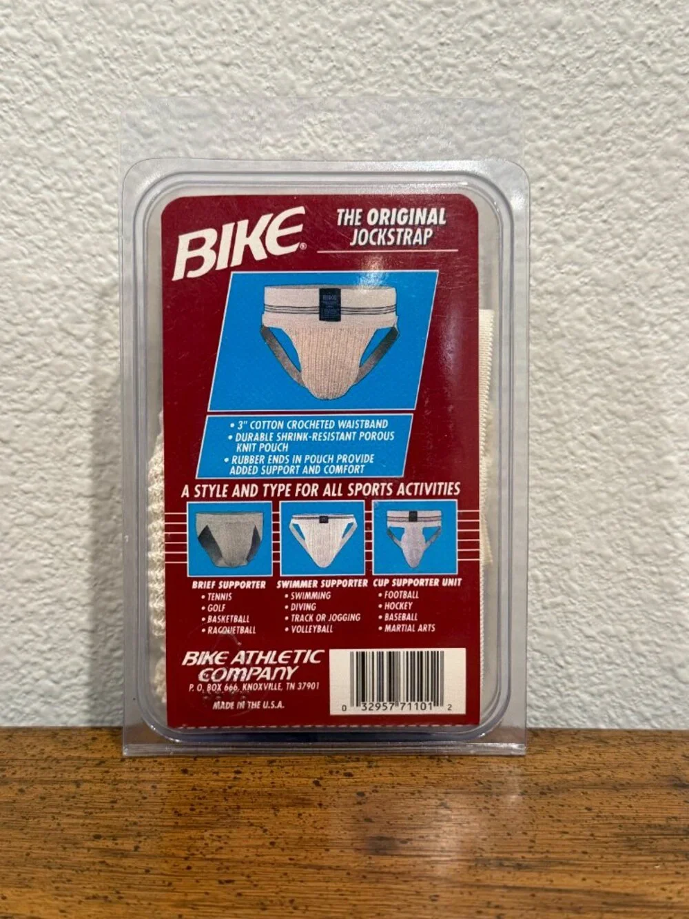 Vintage BIKE Adult Supporter Jockstrap Small 26–32 Sealed NOS Made USA